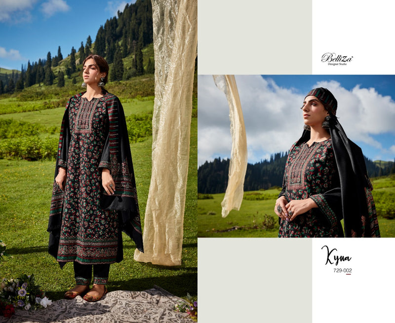 Belliza Designer Studio Faariah Pashmina Jacquard Winter Wear Suit Collection