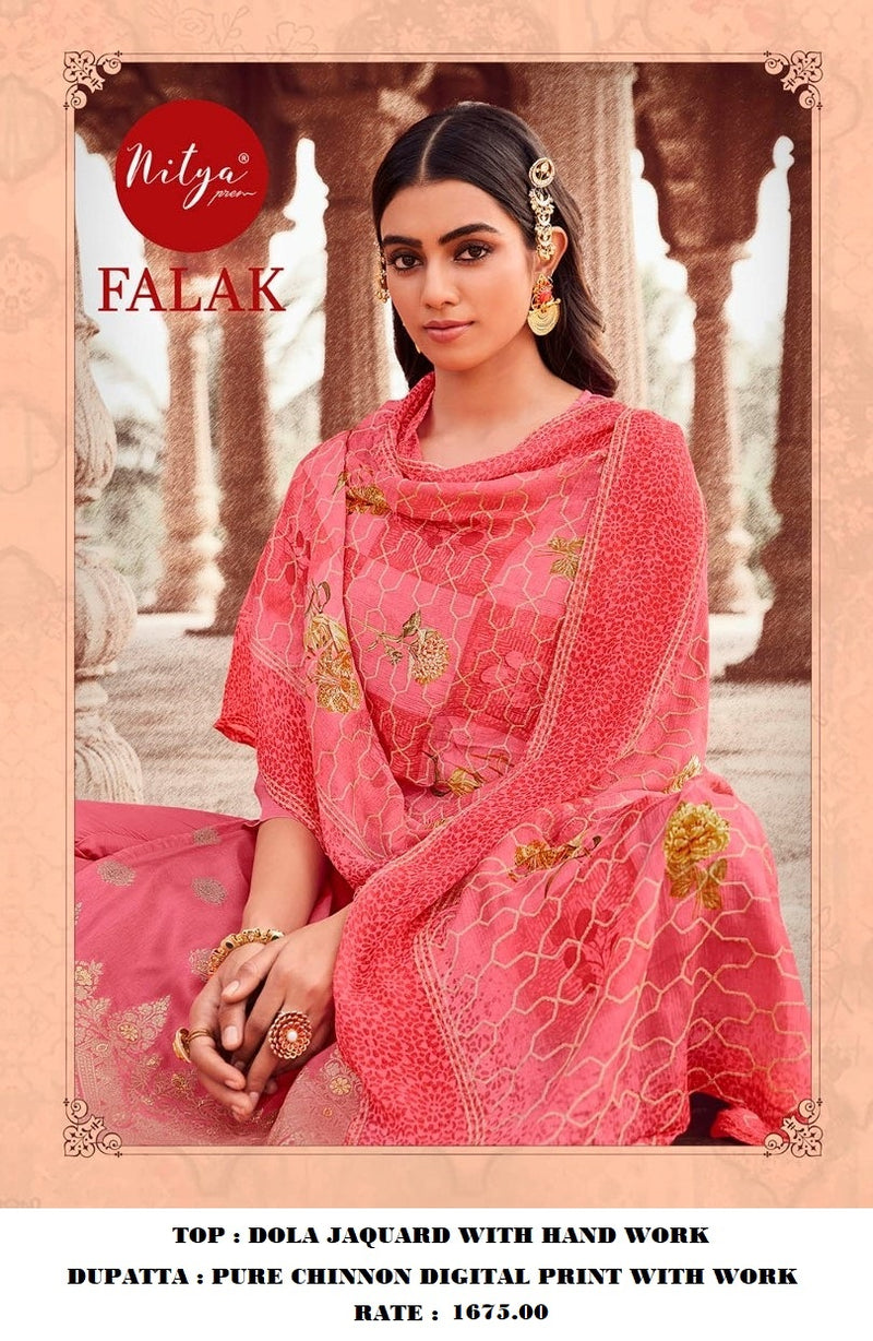 Nitya Falak Jacquard Fancy Designer Treditional Wear Suit Collection