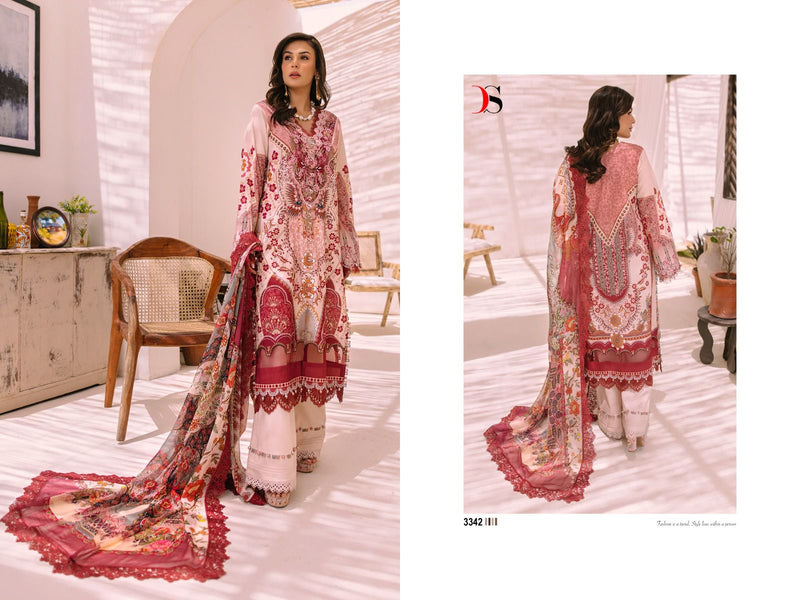 Deepsy Suits Firdous Bliss Lawn 23 Cotton Print With Fancy Embroidery Designer Salwar Kameez
