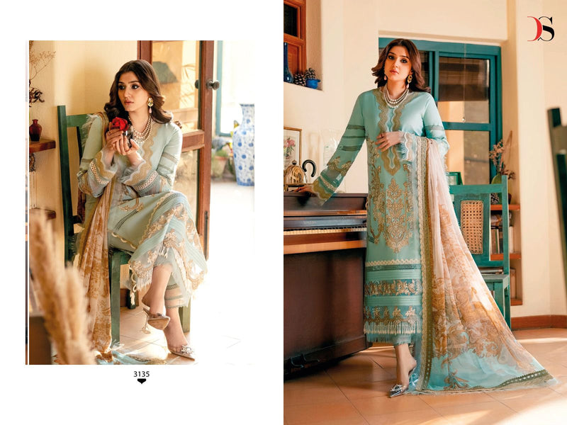 Deepsy Suits Firdous Ombre Embroidered Vol 2 Super Nx Cotton Embroidery Salwar Kameez