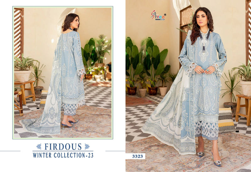 Shree Fabs Firdous Winter Collection 23 Pashmina With Exclusive Embroidery Suits