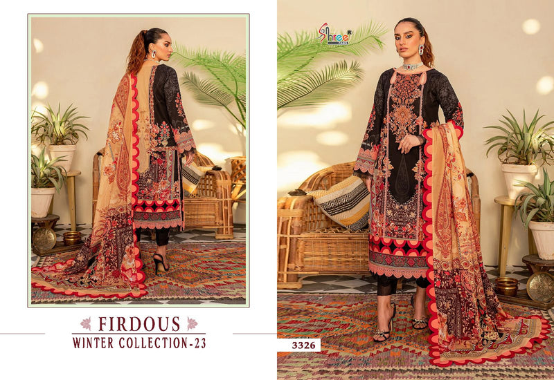 Shree Fabs Firdous Winter Collection 23 Pashmina With Exclusive Embroidery Suits
