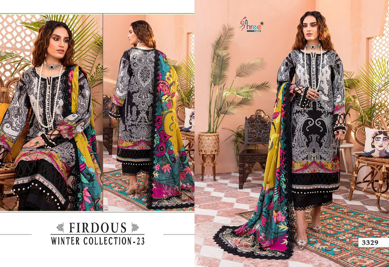 Shree Fabs Firdous Winter Collection 23 Pashmina With Exclusive Embroidery Suits