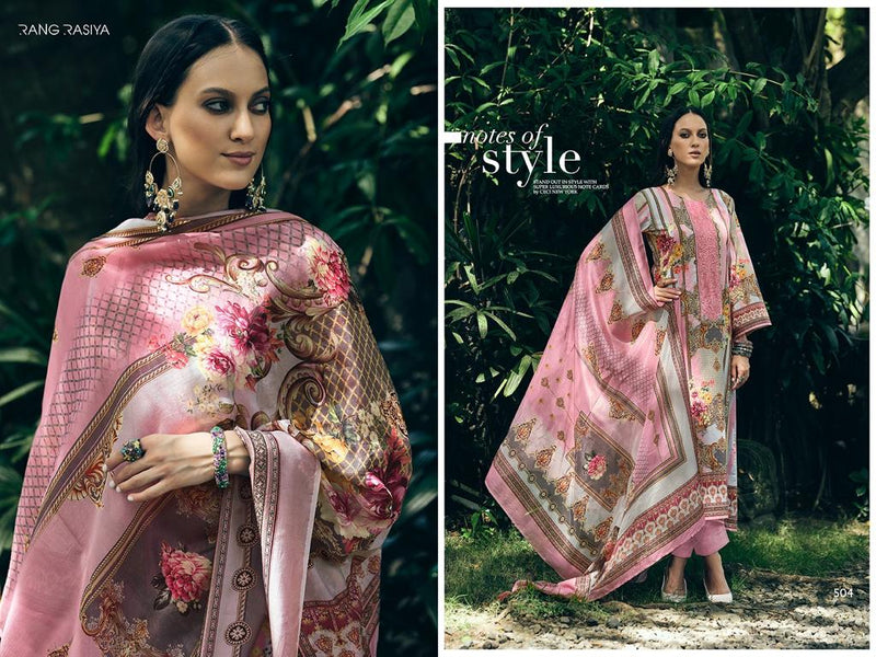 Rang Rasiya Florence Pure Lawn Cotton Digital Print With Fancy Work Suits