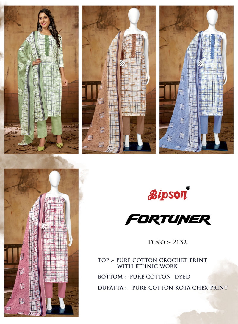 Bipson Fashion Fortuner 2132 Cotton Printed Fancy Suits