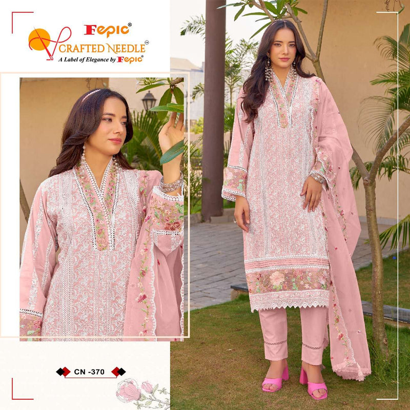 Fepic Crafted Needle Cn 370 Pure Cotton Embroidered Kota Work Pret Kurti