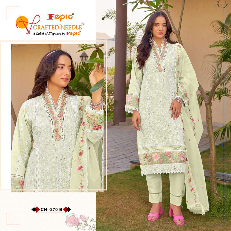 Fepic Crafted Needle Cn 370 Pure Cotton Embroidered Kota Work Pret Kurti