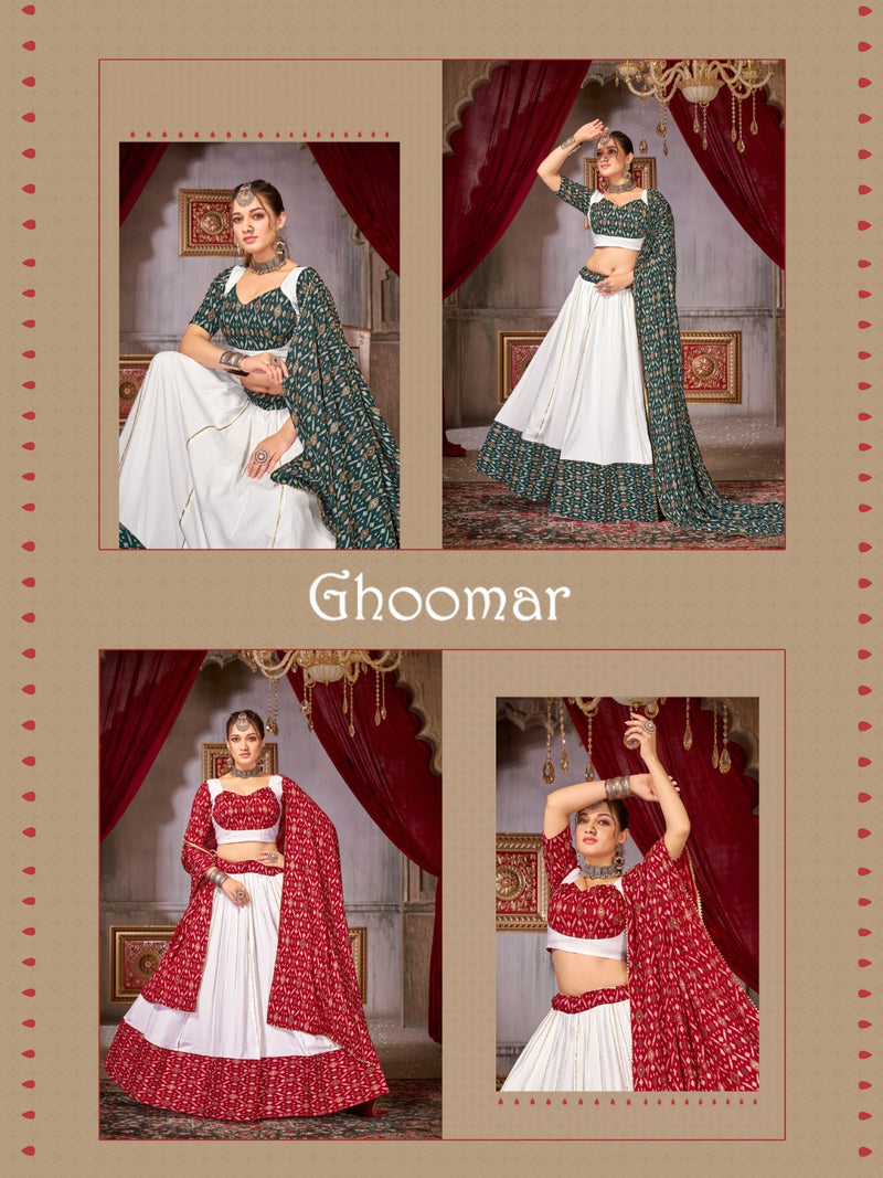 Mf Ghoomar Cotton With Traditional Wear Lehnga Choli Collection