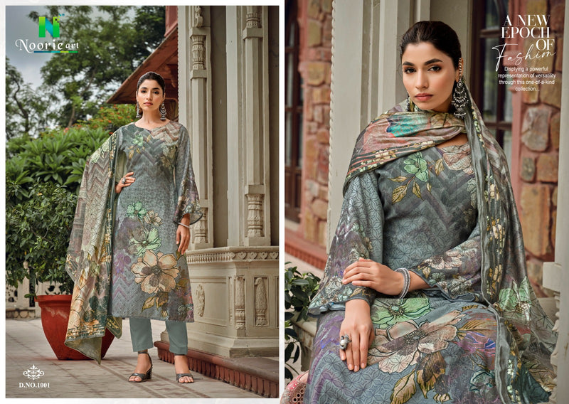Noorie Art Gianna Pashmina Digital Printed Casual Wear Salwar Suit Collection