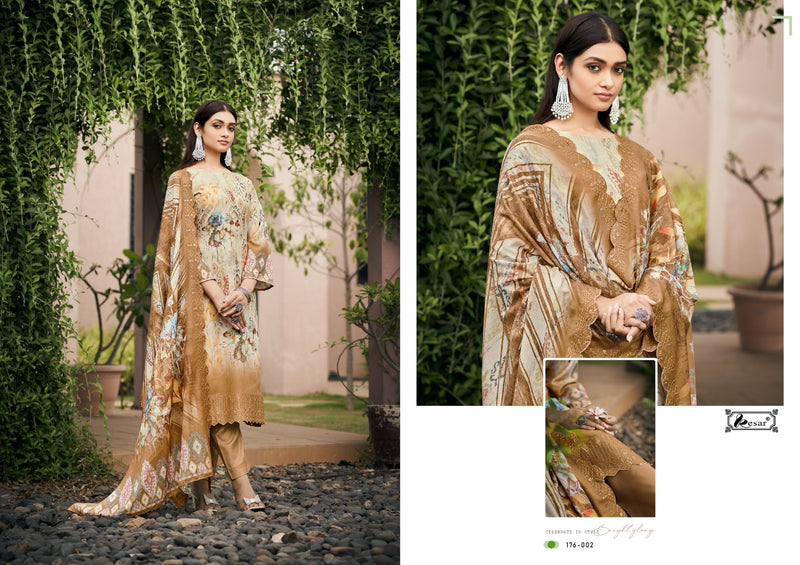 Kesar Gulkari Pure Lawn Cotton Digital Print With Fancy Embroidery Salwar Suits