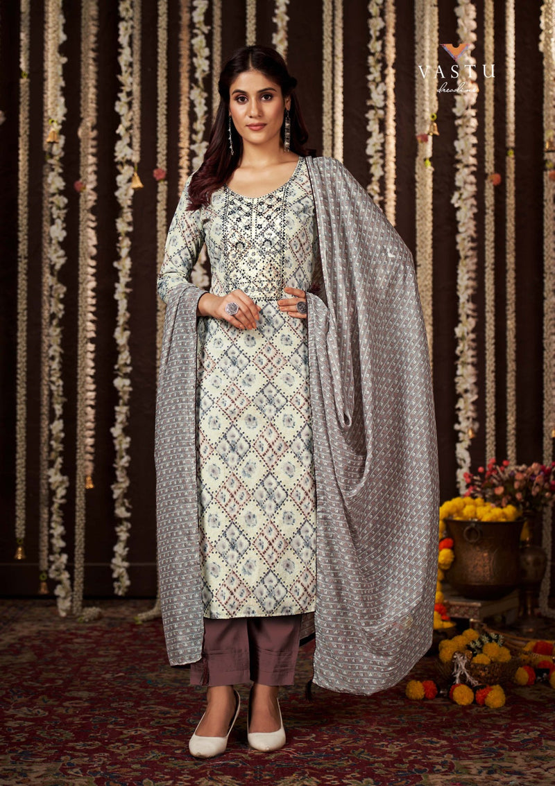 Vastu Tex Gulmohar Vol 1 Lawn Cotton Fancy Printed Salwar Suits