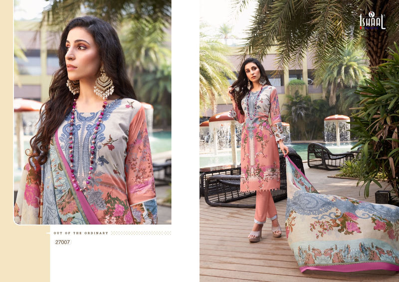 Ishaal Prints Gulmohar Vol 27 Pure Lawn Cotton Printed Salwar Suits