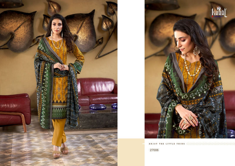 Ishaal Prints Gulmohar Vol 27 Pure Lawn Cotton Printed Salwar Suits