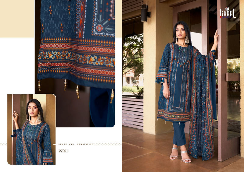 Ishaal Prints Gulmohar Vol 27 Pure Lawn Cotton Printed Salwar Suits