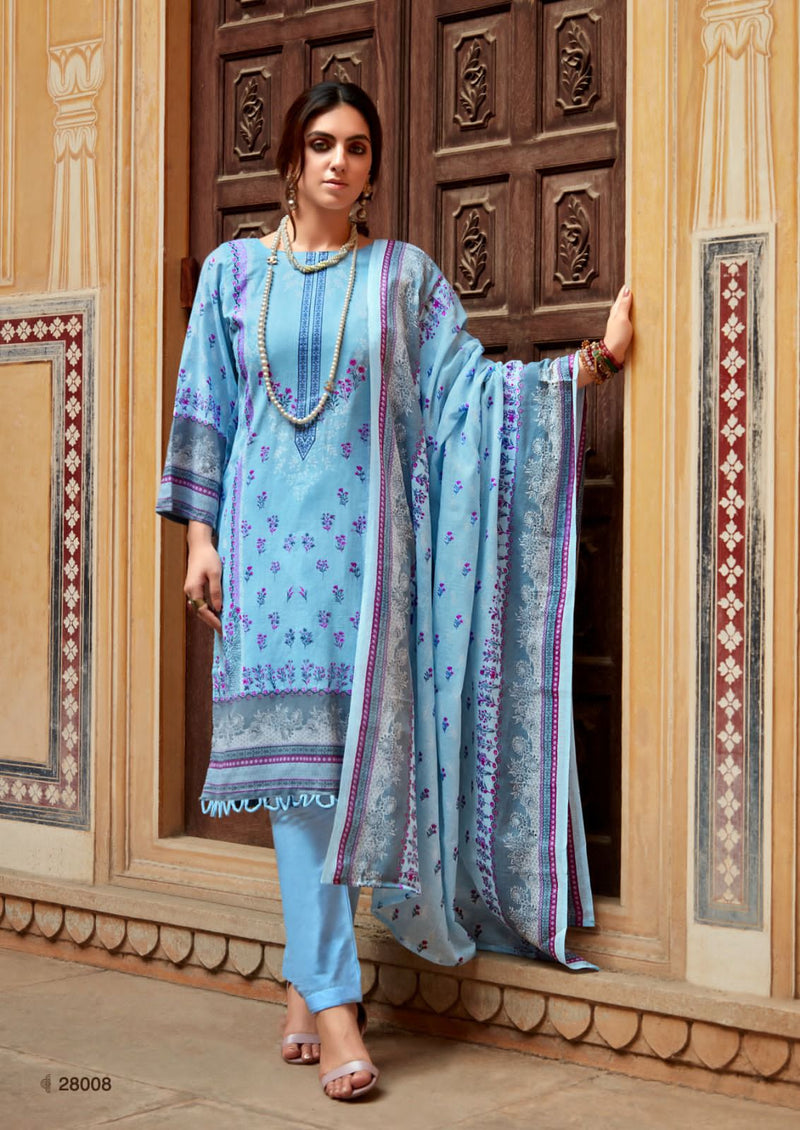 Ishaal Prints Gulmohar Vol 28 Lawn Cotton Printed Salwar Suit Collections