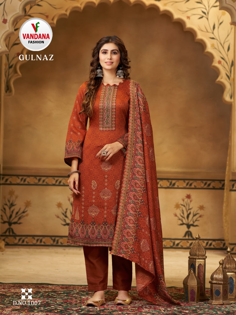 Vandana Fashion Gulnaz Pashmina Designer Fancy Suit Collection