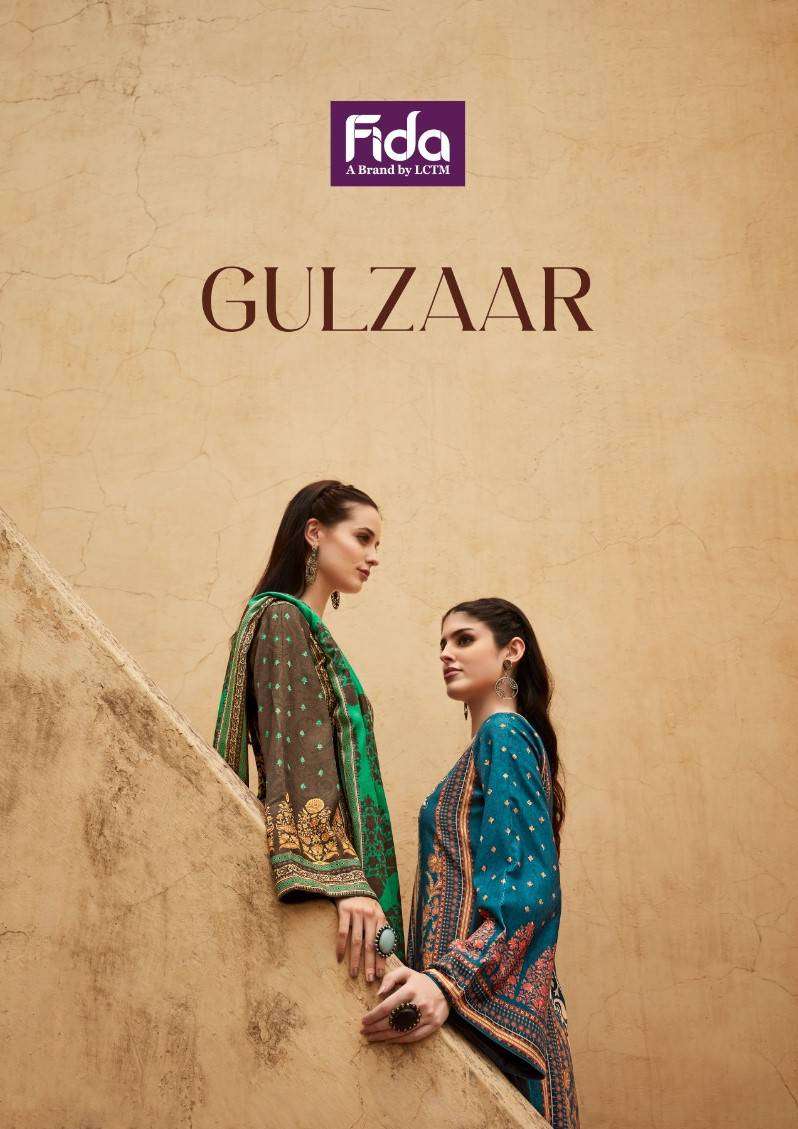 Fida Gulzaar Pashmina Digital Printed Casual Wear Suit Collection