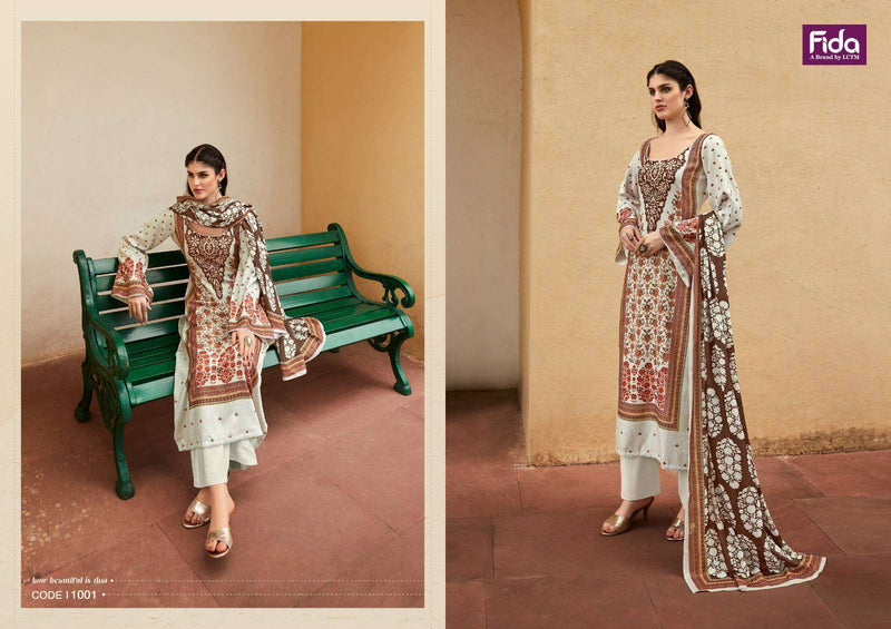 Fida Gulzaar Pashmina With Heavy Printed Designer Salwar Suit Collection