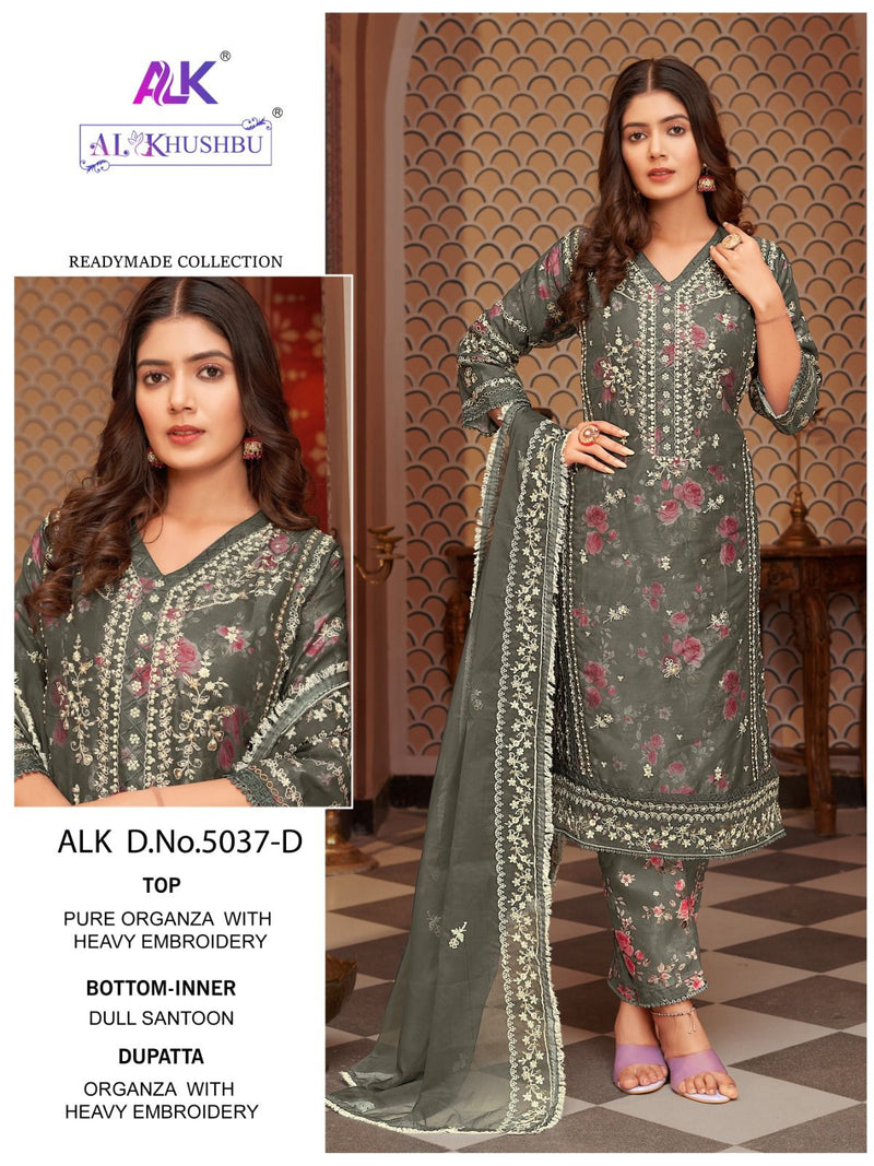 AL Khushbu Guzal Vol 2 Orgenza With Heavy Embroidery Pakistani Suits