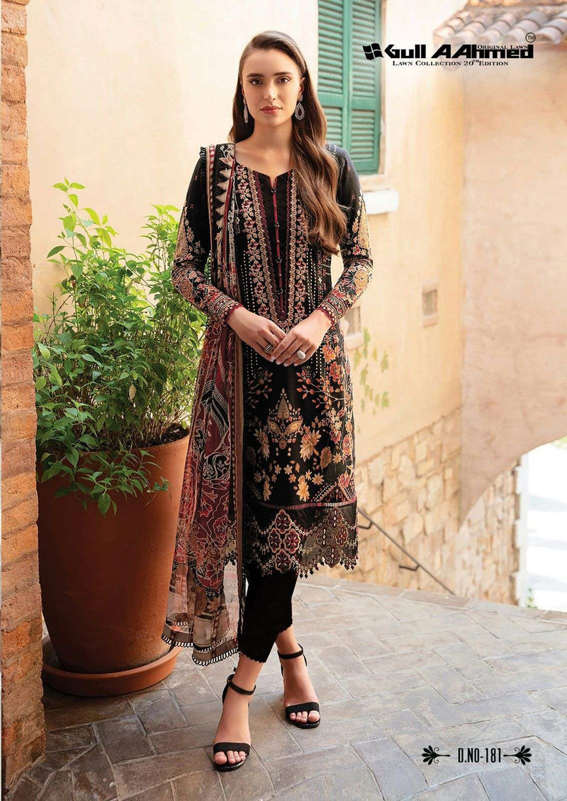 Gull Aamed Lawn Collection Vol 20 Lawn Cotton Digital Printed Salwar Suit