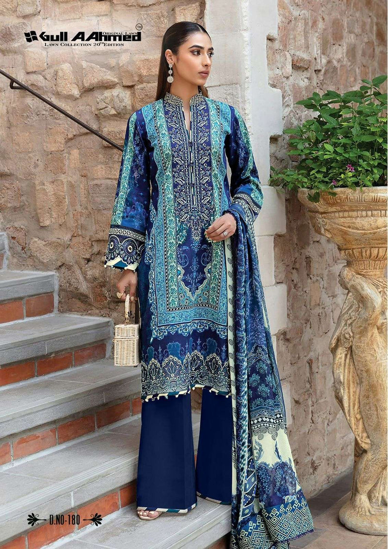 Gull Aamed Lawn Collection Vol 20 Lawn Cotton Digital Printed Salwar Suit