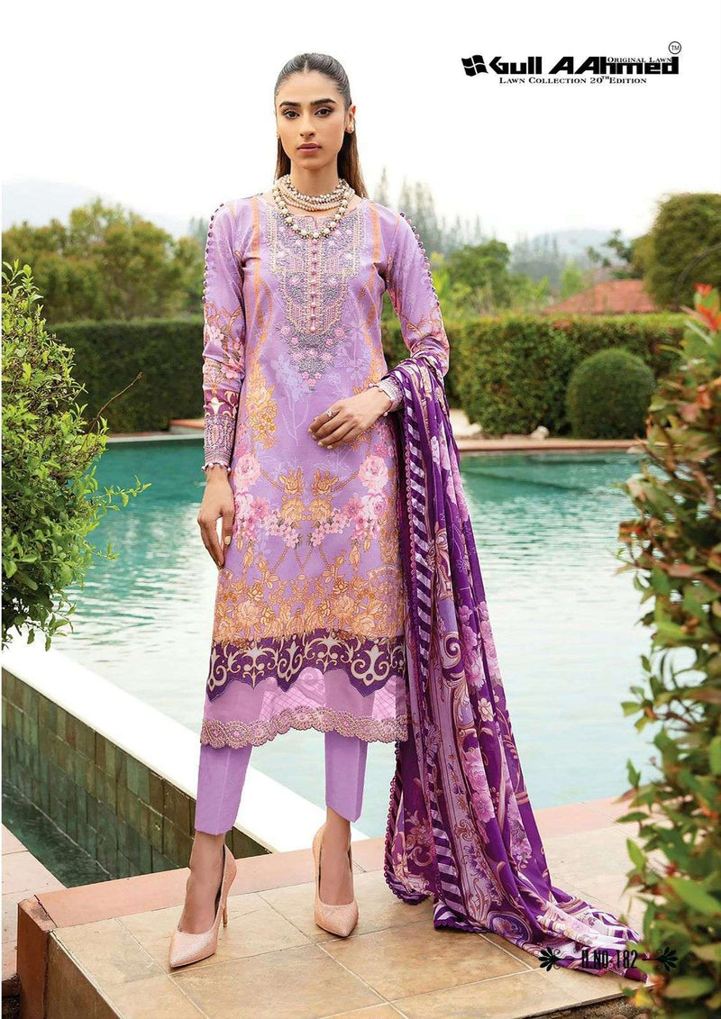 Gull Aamed Lawn Collection Vol 20 Lawn Cotton Digital Printed Salwar Suit