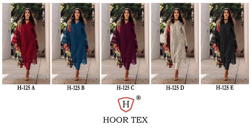 Hoor Tex H 125 Cotton Fancy Pakistani Salwar Kameez Collection