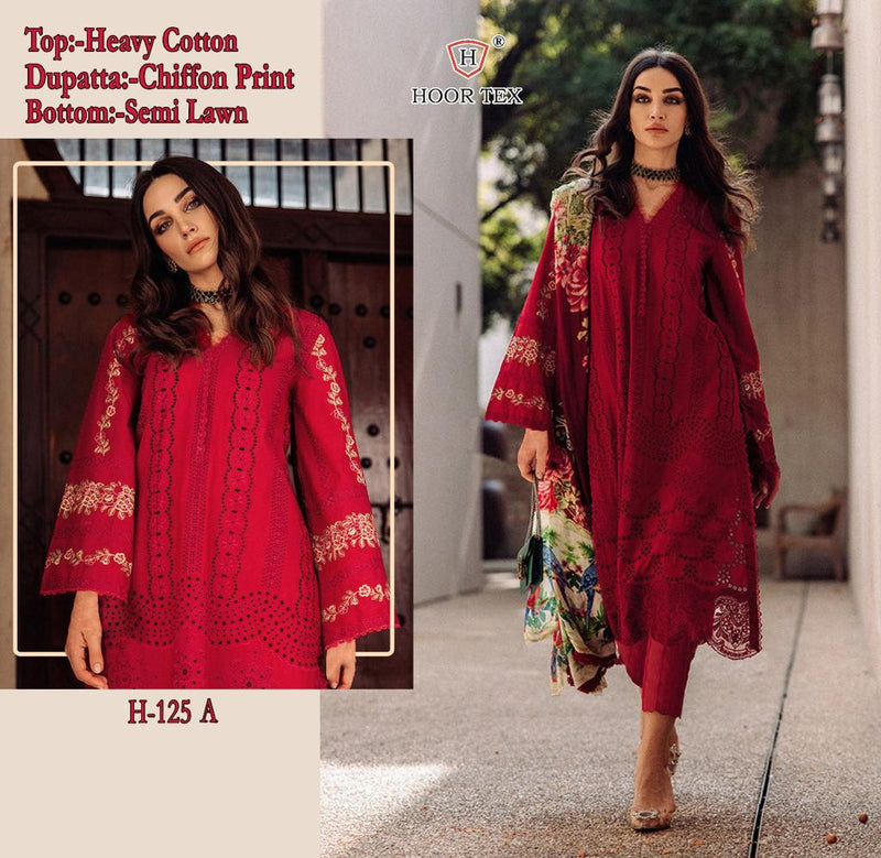 Hoor Tex H 125 Cotton Fancy Pakistani Salwar Kameez Collection