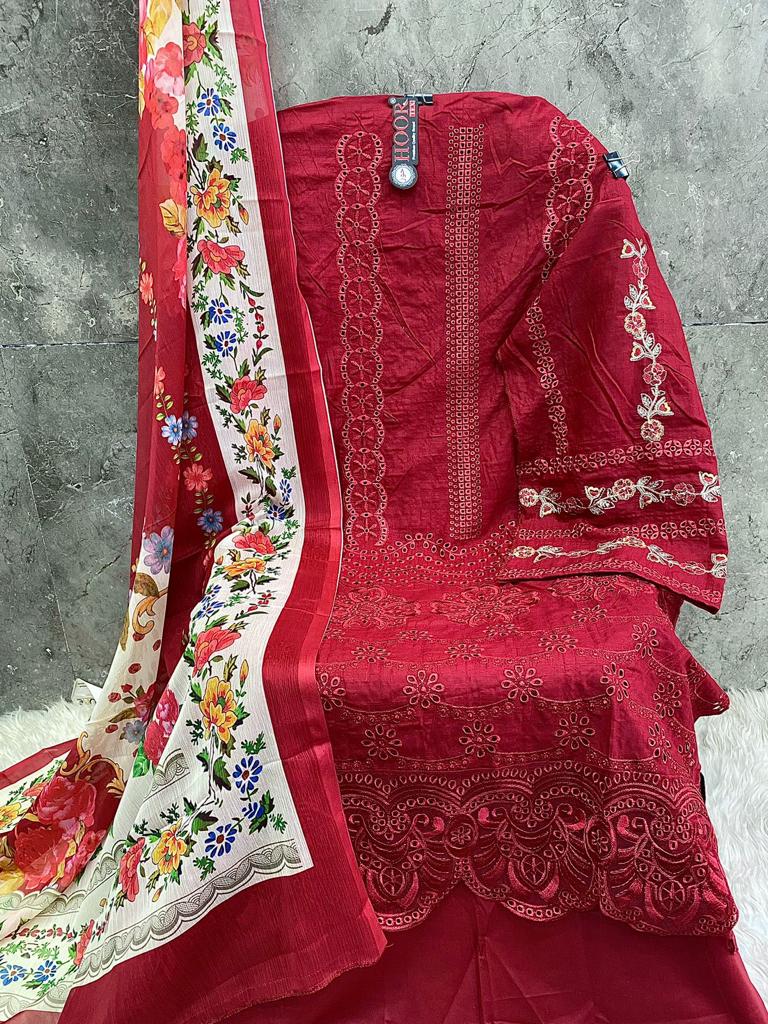 Hoor Tex H 125 Cotton Fancy Pakistani Salwar Kameez Collection