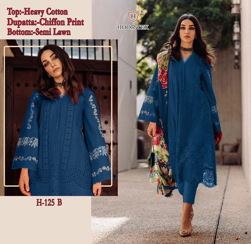 Hoor Tex H 125 Cotton Fancy Pakistani Salwar Kameez Collection