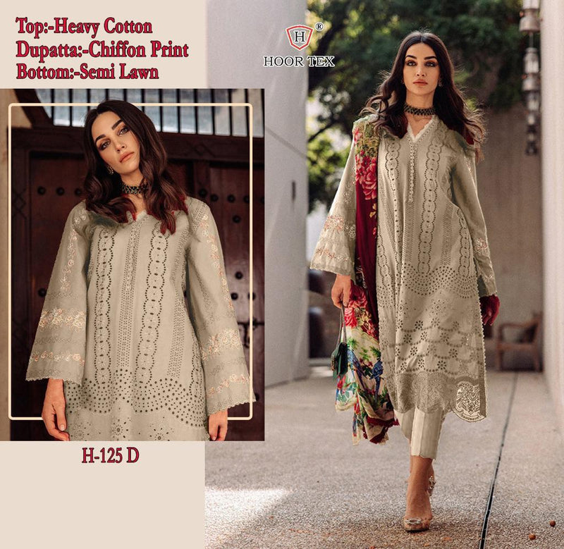 Hoor Tex H 125 Cotton Fancy Pakistani Salwar Kameez Collection