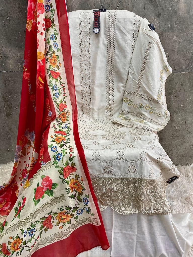 Hoor Tex H 125 Cotton Fancy Pakistani Salwar Kameez Collection