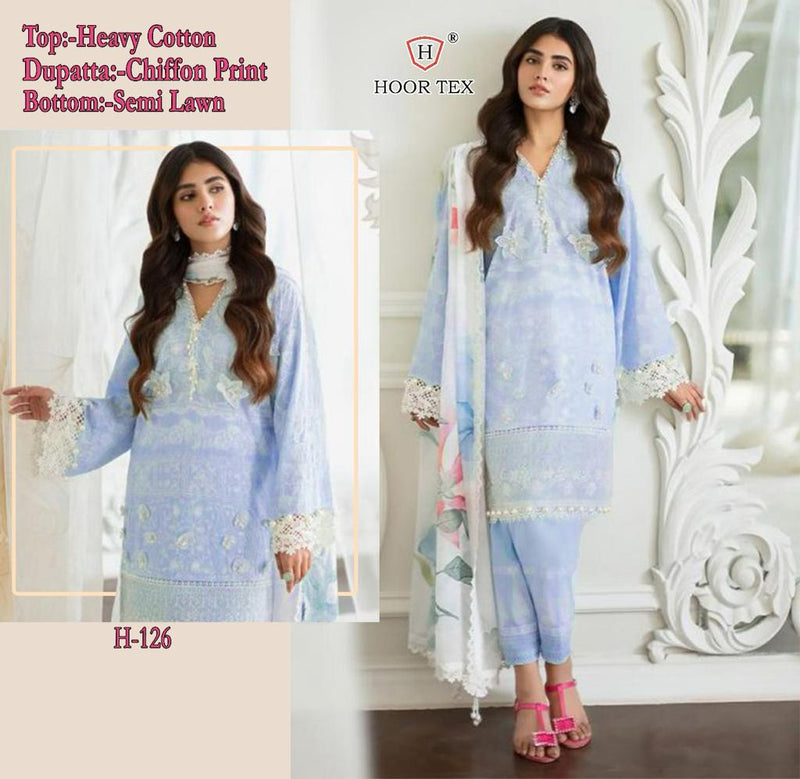 Hoor Tex H 126 Cotton Fancy Designer Salwar Kameez Collection