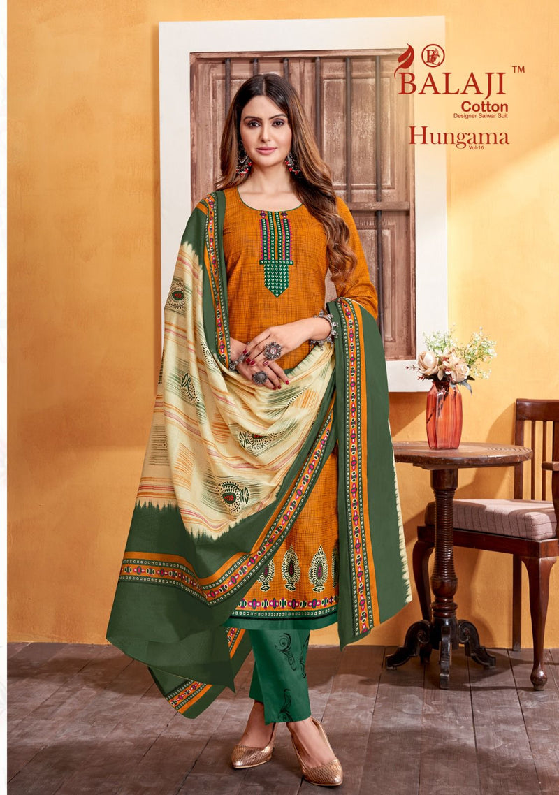 Balaji Cotton Hangama Vol 16 Cotton Printed Dress Materials