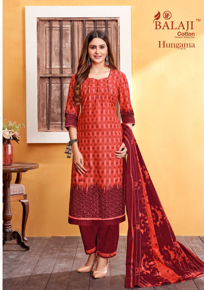 Balaji Cotton Hangama Vol 16 Cotton Printed Dress Materials