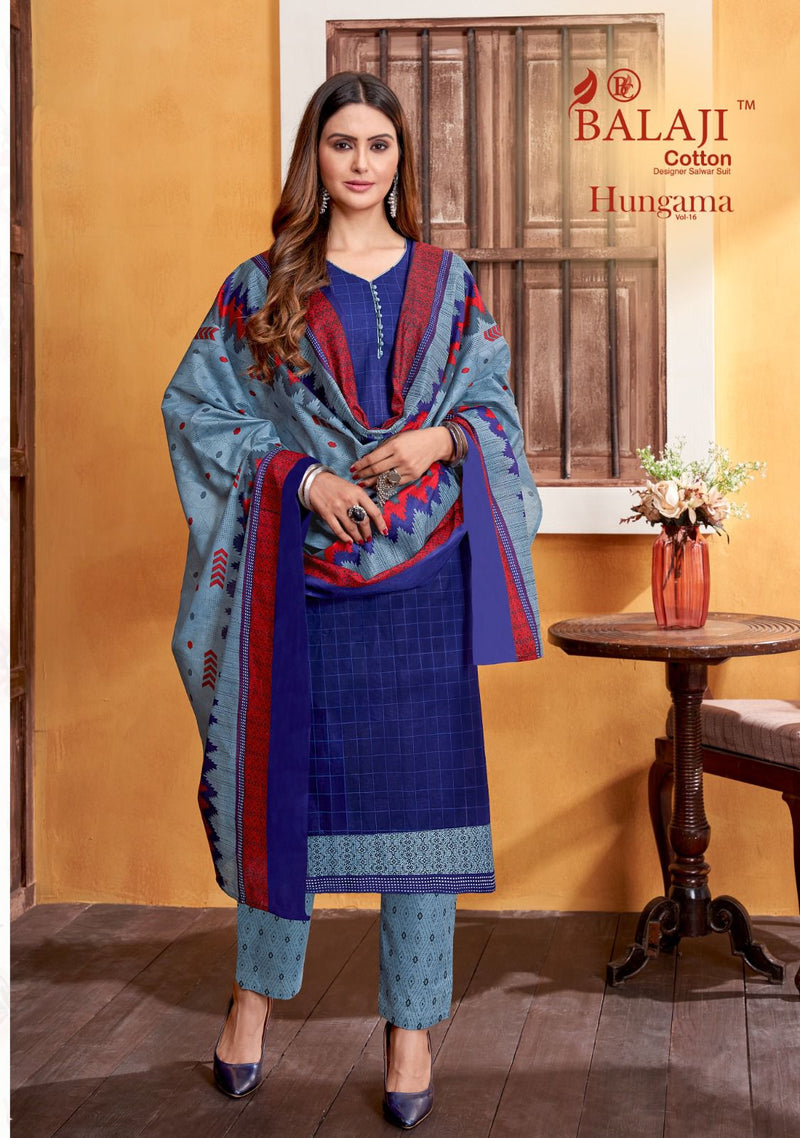 Balaji Cotton Hangama Vol 16 Cotton Printed Dress Materials