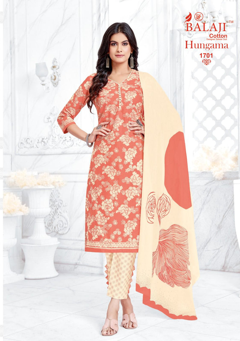 Balaji Cotton Hangama Vol 17 Cotton Printed Regular Wear Salwar Suit Collection