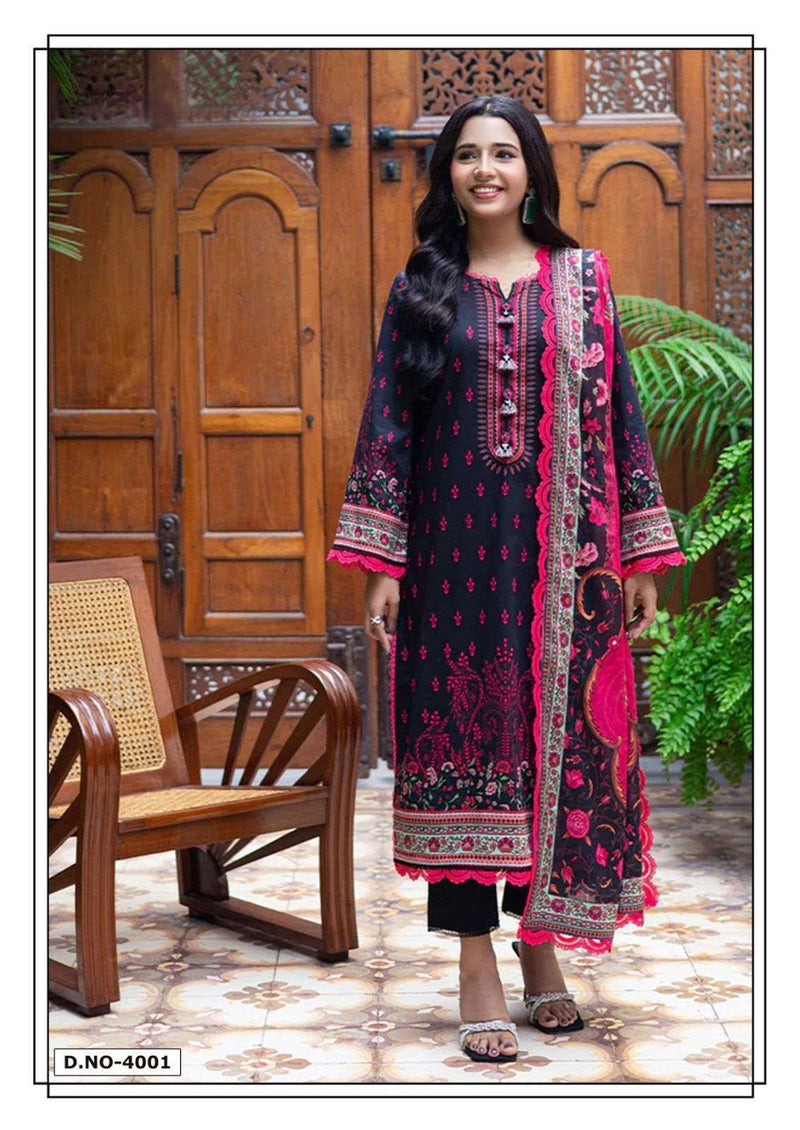Hala Ramsha Vol 4 Pure Cotton Karachi Printed Salwar Kameez