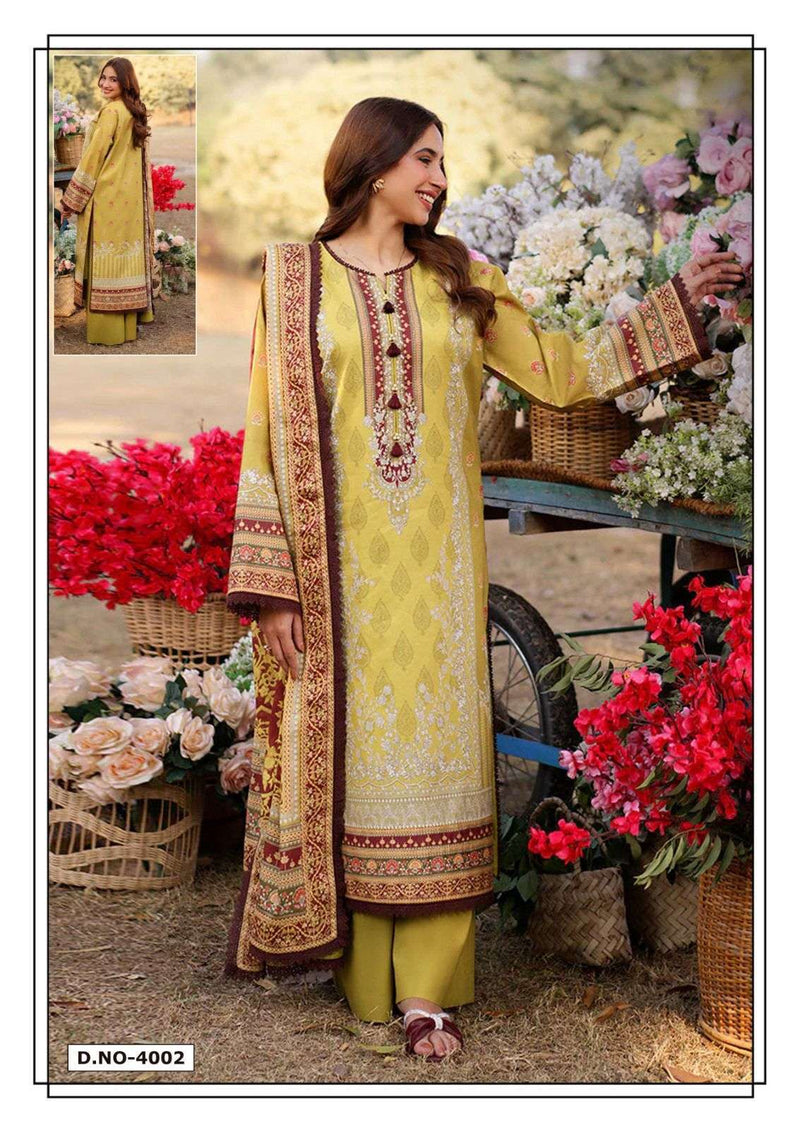 Hala Ramsha Vol 4 Pure Cotton Karachi Printed Salwar Kameez