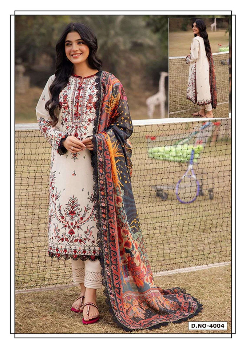 Hala Ramsha Vol 4 Pure Cotton Karachi Printed Salwar Kameez