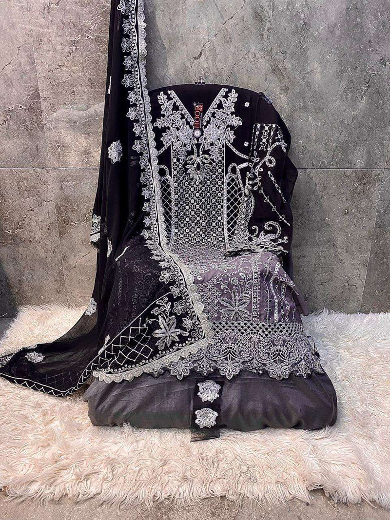 Hoor Tex H 363 Georgette Embroidered Pakistani Salwar Suit