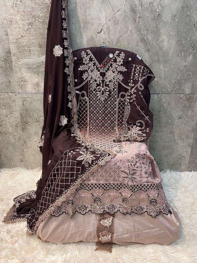 Hoor Tex H 363 Georgette Embroidered Pakistani Salwar Suit