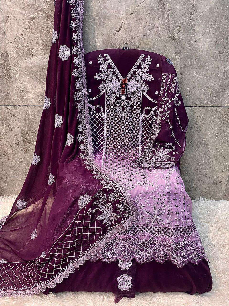 Hoor Tex H 363 Georgette Embroidered Pakistani Salwar Suit