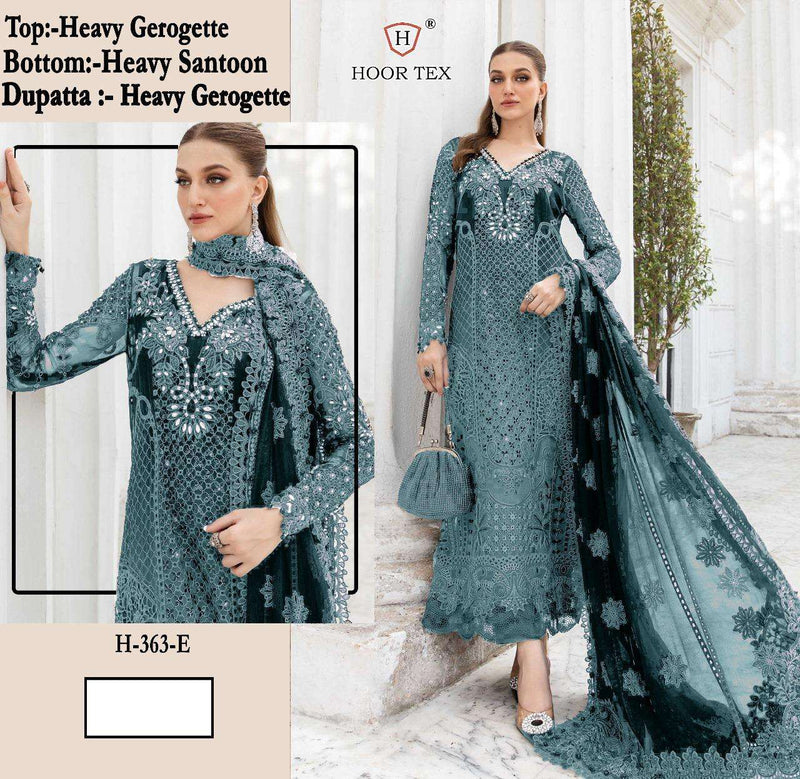 Hoor Tex H 363 Georgette Embroidered Pakistani Salwar Suit