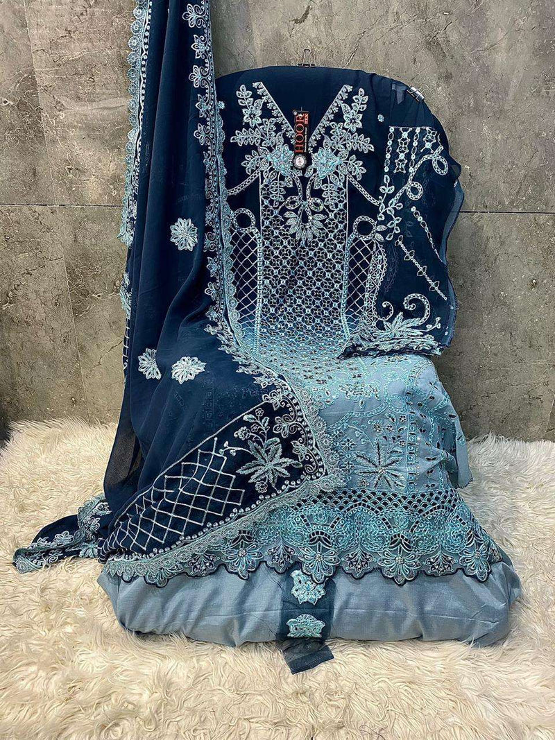 Hoor Tex H 363 Georgette Embroidered Pakistani Salwar Suit
