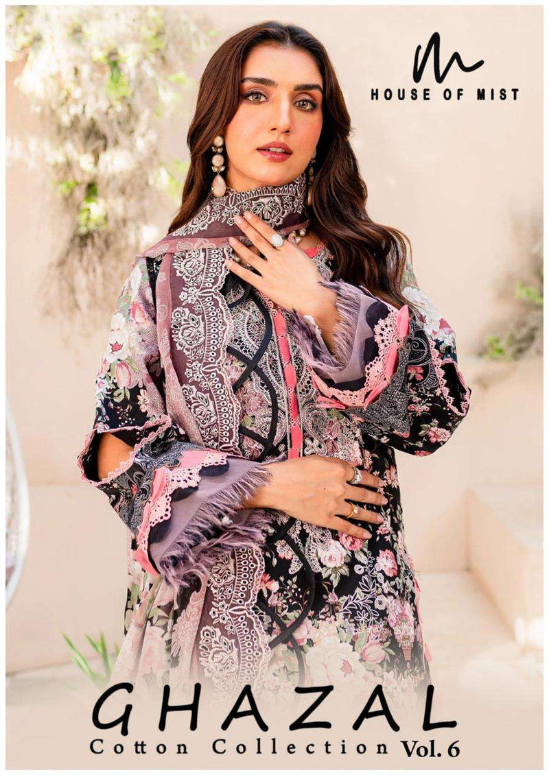 House Of Mist Ghazal Cotton Collection Vol 6 Designer Salwar Kameez
