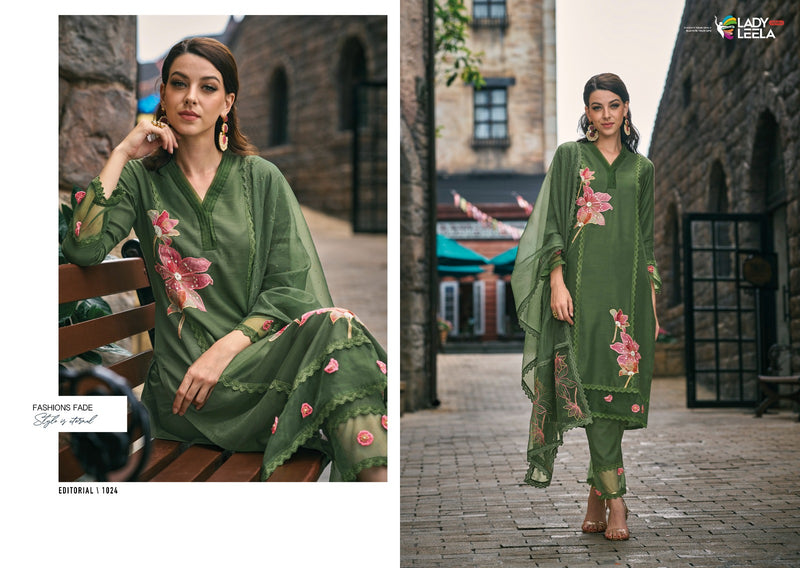 Lady Leela Ibadat Viscose With Heavy Hand Work Designer Ready Made Suits