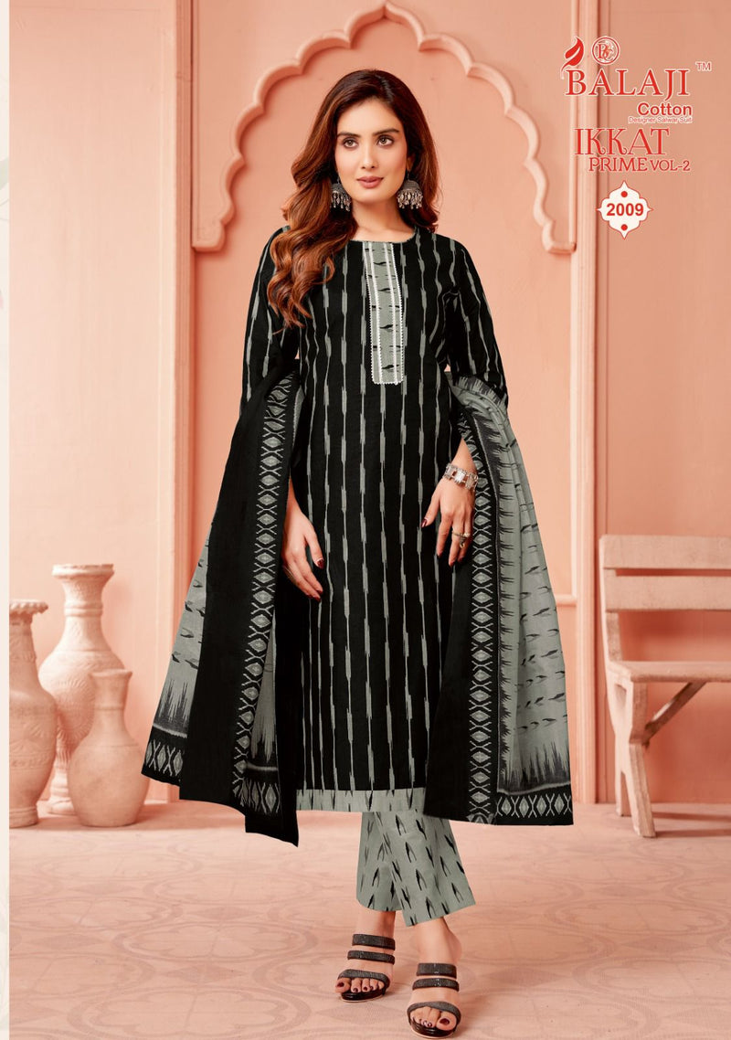 Balaji Cotton Ikkat Prime Vol 2 Cotton Printed Regular Wear Salwar Suits