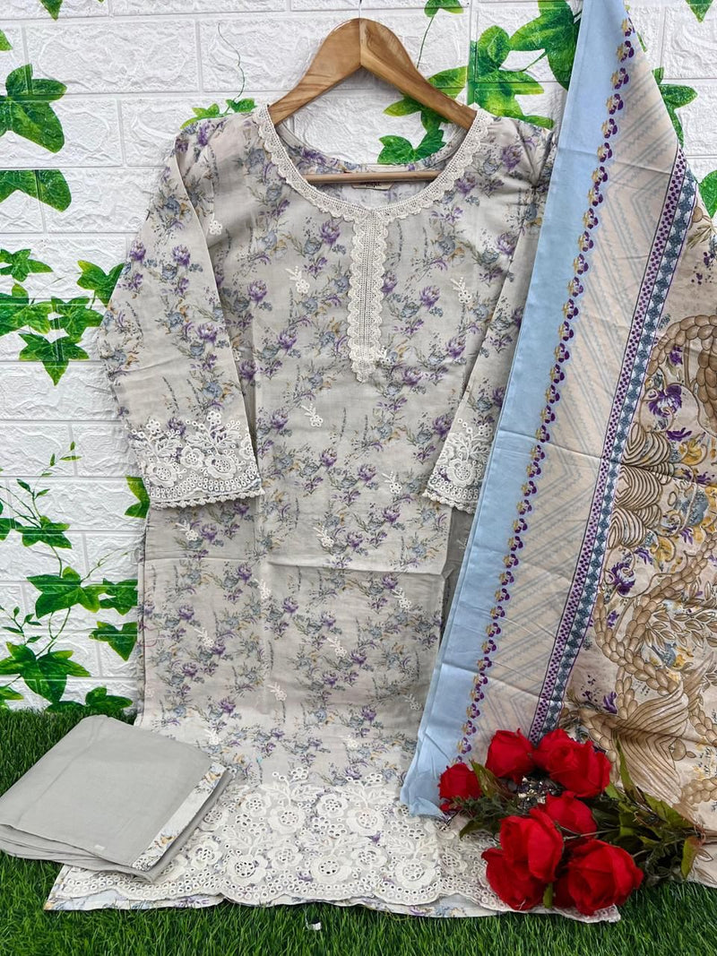 Deepsy Suits Image Chikankari 23 Vol 2 Ready Made Collection Cotton Print With Embroidery Suits