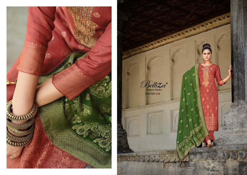 Belliza Designer Stdio Izhaar Pashmina Heavy Embroidery Salwar Suit Collection